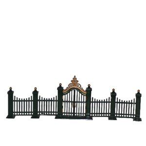 Dept 56 Heritage Village Village Wrought Iron Gate & Fence 55140